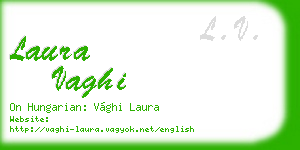 laura vaghi business card